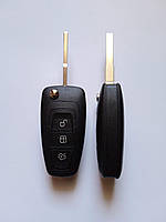 Корпус выкидного ключа для Ford Fiesta Focus Kuga Transit Mk1 Mondeo Galakeys 3 кнопки (07-04)