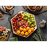 Менажниця дерев'яна Дуб,ясен D-30, фото 3