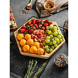 Менажниця дерев'яна Дуб,ясен D-30, фото 4