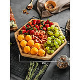 Менажниця дерев'яна Дуб,ясен D-30, фото 6