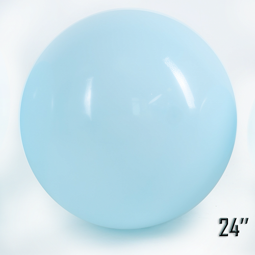Кулька 24"/60 блакитний макарун латекс ТМ "Balonevi" однотонний УП шт.