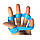 Еспандери для пальців рук силіконові, навантаження 2/3/4/5кг, реабілітаційний тренажер CONTEC Hand Grip MIX-4, фото 4