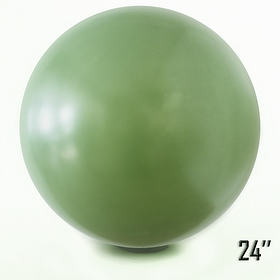 Кулька 24"/60 оливковий (хакі) латекс пастель ТМ "Balonevi" однотонний УП шт.