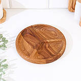 Менажниця дерев'яна Дуб,ясен D-30, фото 2