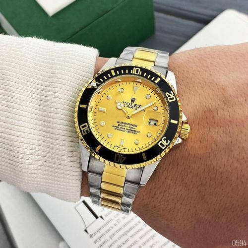 Rolex Submariner 2128 Silver Gold Black Gold ID 1588549338