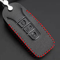 Шкіряний чохол для ключа OneCase Volkswagen Passat, Golf, Tiguan, Touareg, Polo, Amarok, Jetta, Beetle, Bora, Caddy