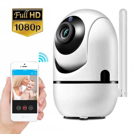 IP-камера відеоспостереження HD Onvif бездротова з функцією панорамного знімання та нахилом камери, фото 2