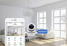 IP-камера відеоспостереження HD Onvif бездротова з функцією панорамного знімання та нахилом камери, фото 2