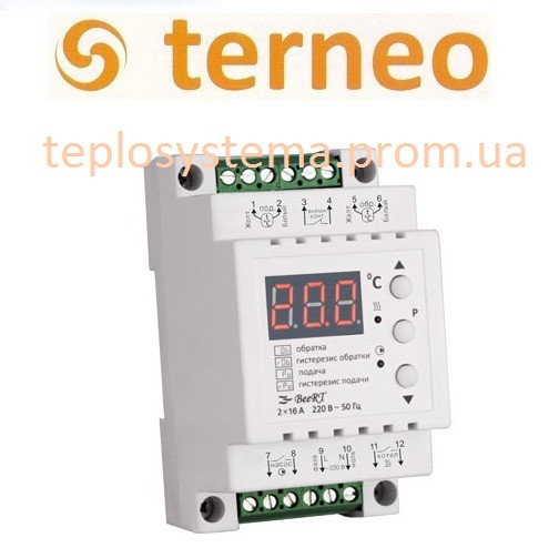 Терморегулятор Terneo BeeRt для ТЕНових і електродних котлів (на DIN-рейку), Україна