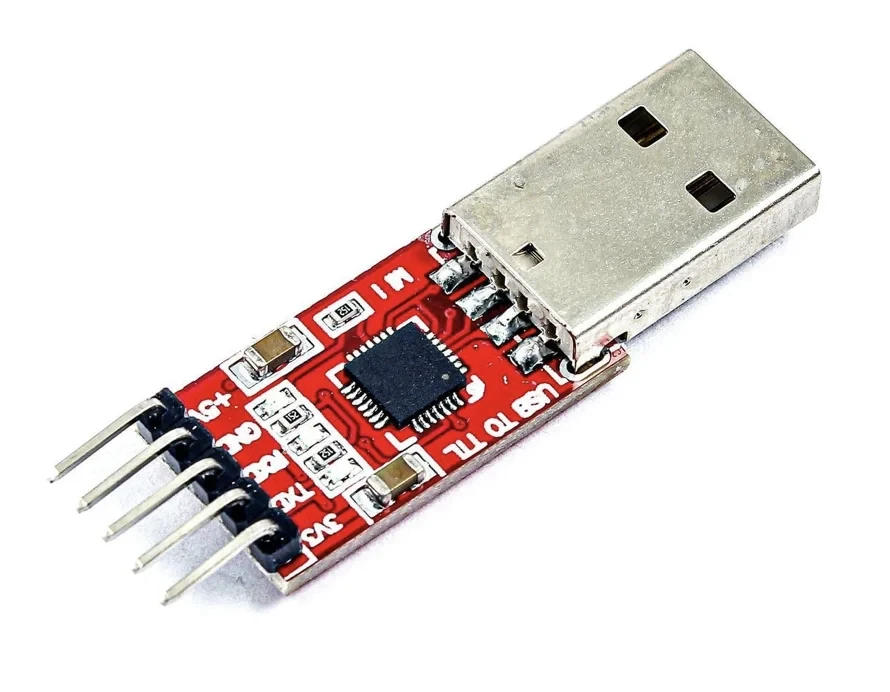 Преобразователь интерфейса USB в интерфейс UART на базе чипа CP2102 адаптер TTL - фото 1 - id-p1588624807