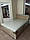 Ліжко з матрацом і підйомний міханізм Каміла 100х200 см.  (екошкіра), фото 6