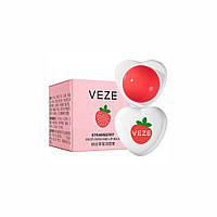 Бальзам для губ на основе клубники Veze Strawberry Lip Balm