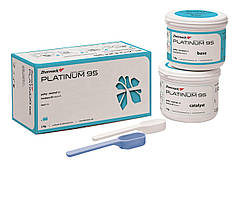 PLATINUM 95, 1кг+1кг термостійкий (>200С) A-силікон для використання в зуботех лаб, 95 по Шору