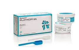 PLATINUM 95, 450g+450g, термостійкий (>200С) A-силікон для використання в зуботех лаб, 95 по Шору А