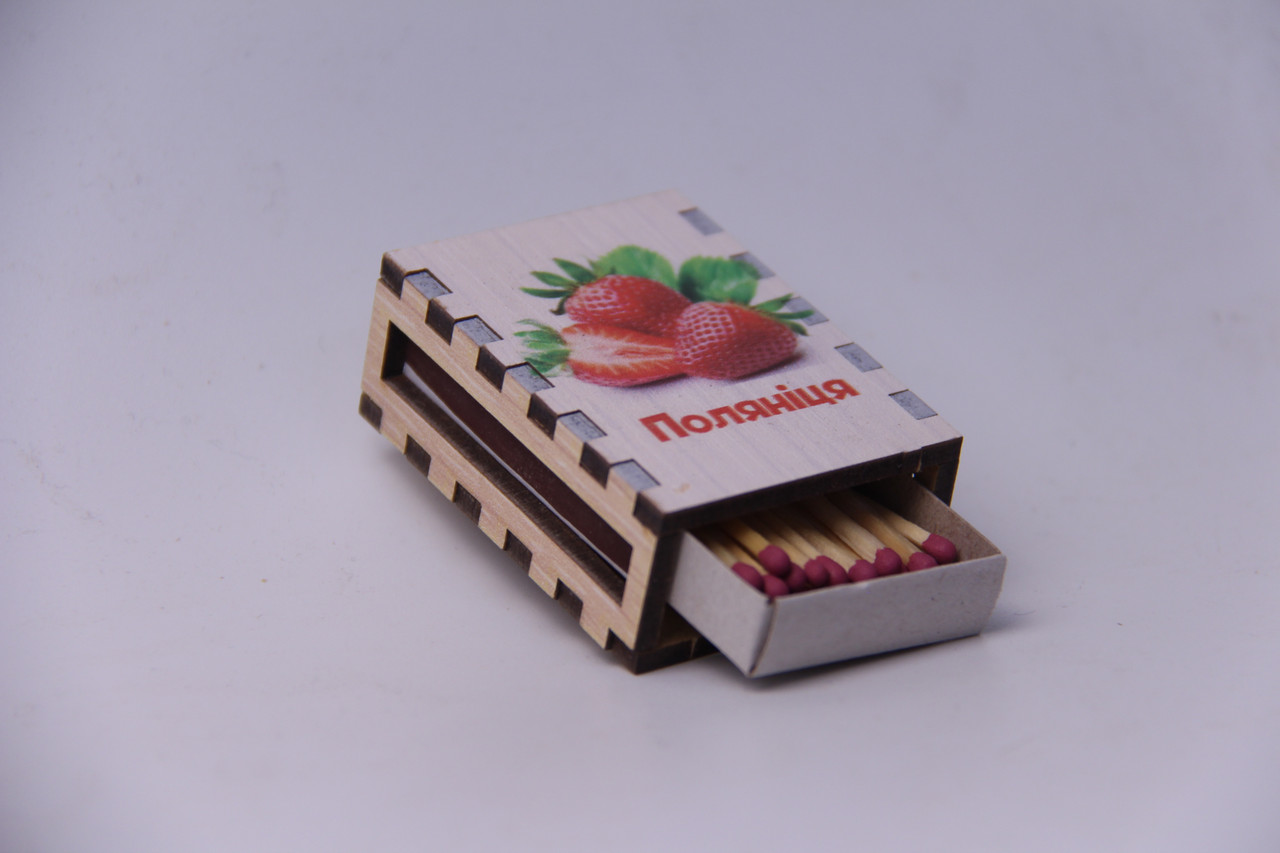 Сірники сувенірні з друком "Поляніця ", фото 1