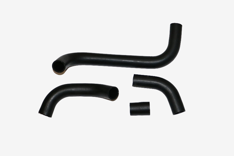 Патрубки радіатора 2104, 2105, 2107 (4 шт.) (мідний радіатор) (шланги радіатора 2107 мідь), фото 1