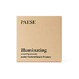 Компактна пудра Світловідбивна Pressed Powder Illuminating Paese 9g (4C) tanned, фото 5