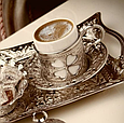 Набір чашок для кави Срібляста квітка Sena на 2 персони, фото 6