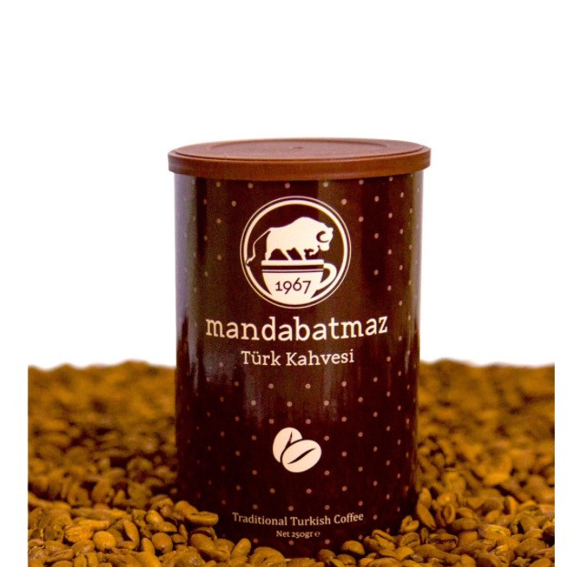 Турецька кава мелена Mandabatmaz 250 г, міцна кава дрібномелена для турки, фото 1