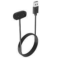 Магнитное зарядное устройство USB кабель для смартчасов Amazfit Pop GTR2 / Zepp e / GTS2 1м, Black