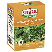 Твердое удобрение для хвойный против пожелтения Substral Miracle Grow 1 кг