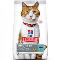 Hill's (Хиллс) hills SP Sterilised Tuna - Сухой корм с Тунцом для стерилизованных котов от 6 мес. 3 кг