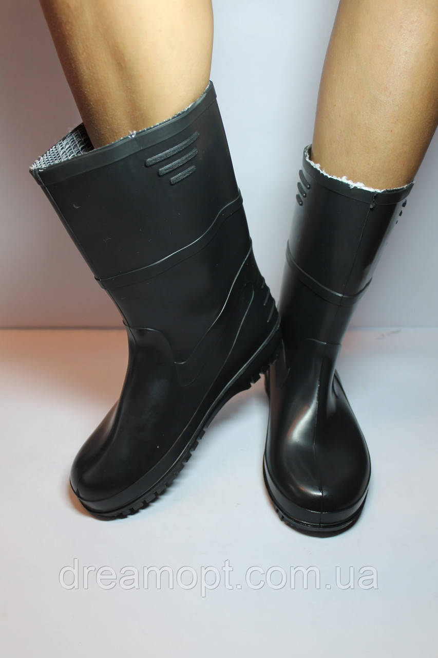 Женские резиновые сапоги из ПВХ черные: продажа, цена в Хмельницком ...
