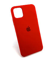 Чехол на iPhone 11 Pro Max накладка оригинальный противоударный Original Soft Case красный