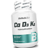 Вітаміни BioTech Ca D3 K2 90 капс