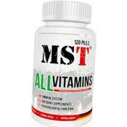 Мультивітаміни MST All Vitamins 120 pills, фото 2