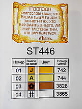 ST446 Набір діамантової мозаїки 30х40 Молитва дому, Ні, фото 4