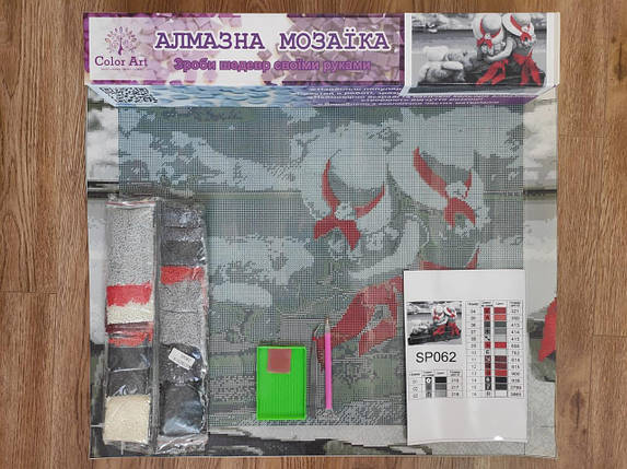 SP062 Набір діамантової мозаїки 40x50 Щасливі подружки, Ні, фото 3