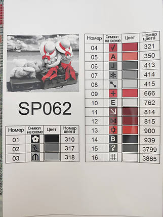 SP062 Набір діамантової мозаїки 40x50 Щасливі подружки, Ні, фото 4