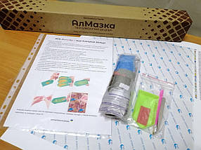 АЛМ-055 Набір діамантової мозаїки Жовті тюльпани, 40*50 см, Ні, фото 3