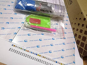 АЛМ-001 Набір діамантової мозаїки Дедпул, 40*40 см, Ні, фото 4