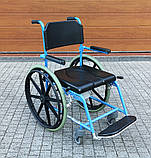 Інвалідна Крісло-Коляска з функцією туалету Bischoff & Bischoff TS-Aqua 2 Commode Wheelchair - Shower Chair, фото 9
