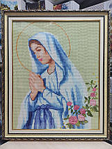 SP044 Набір діамантової мозаїки 40х50 Молитва Божої Матері, Ні, фото 3