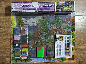 SPR004 Набір діамантової мозаїки на підрамнику 40х50 Будинок моєї мрії, фото 4
