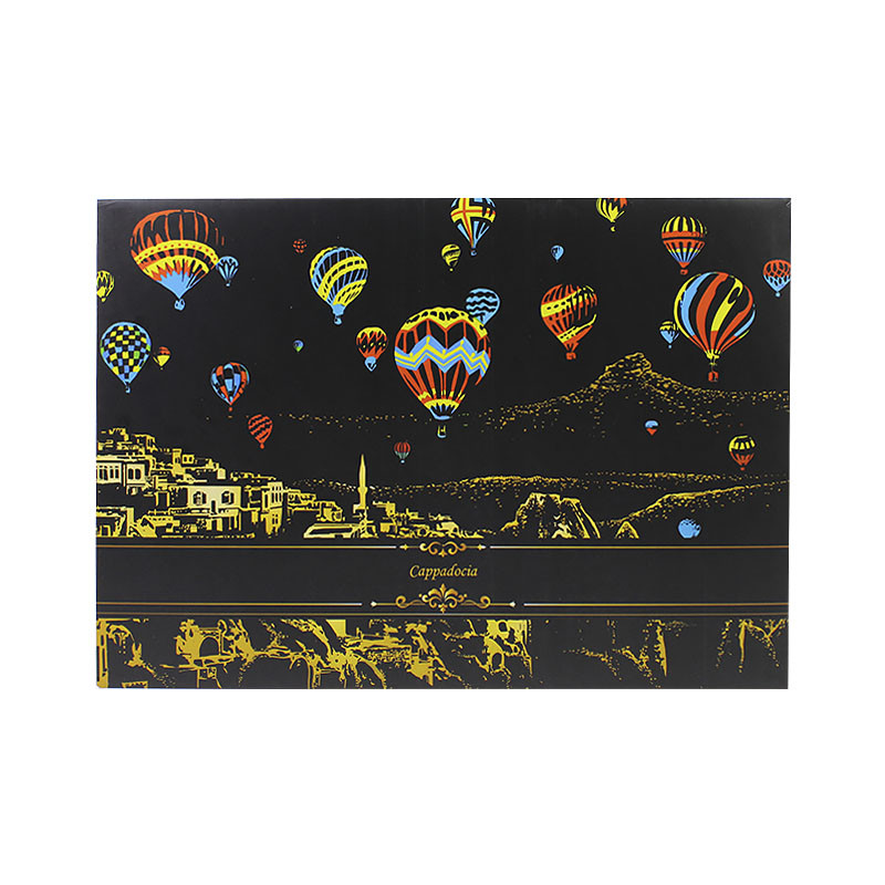 Скретч-картина YUELU M1-А01 Cappadocia Каппадокия набор для творчества (Gold_7790-28240) - фото 4 - id-p1588709184