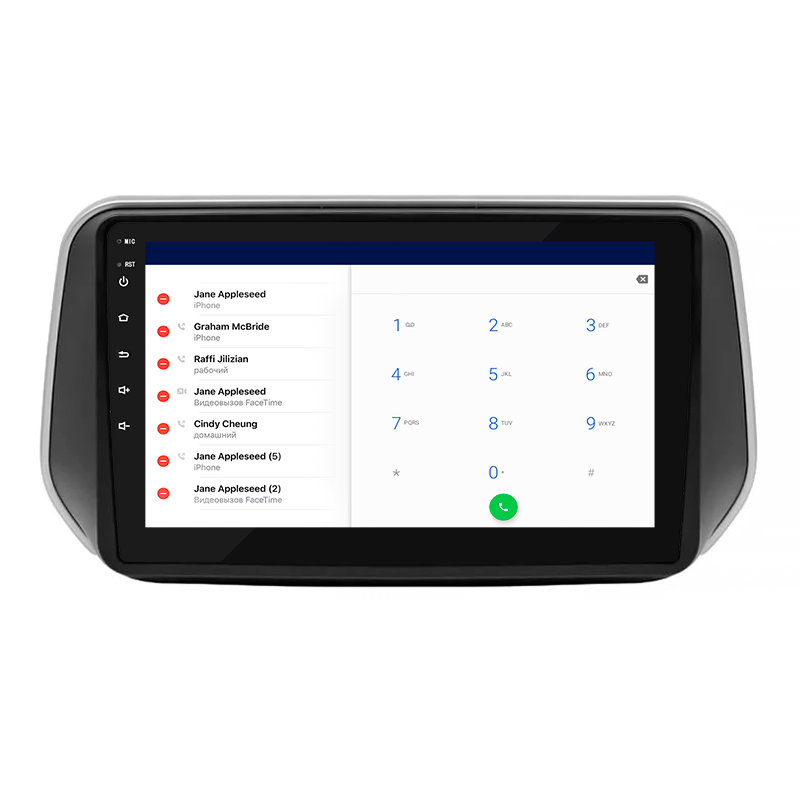 Штатная магнитола Lesko для Hyundai Santa Fe IV 2018-2021 экран 10" 2/32Gb/ 4G/ Wi-Fi Premium GPS Android - фото 5 - id-p1588709202