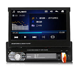 Автомагнітола swm 9601g 7in з висувним екраном bluetooth mp5 gps fm-радіо map card
