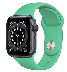 Ремінець Apple Watch 38/41mm Silicone (яскраво-зелений)