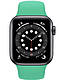 Ремінець Apple Watch 38/41mm Silicone (яскраво-зелений), фото 2