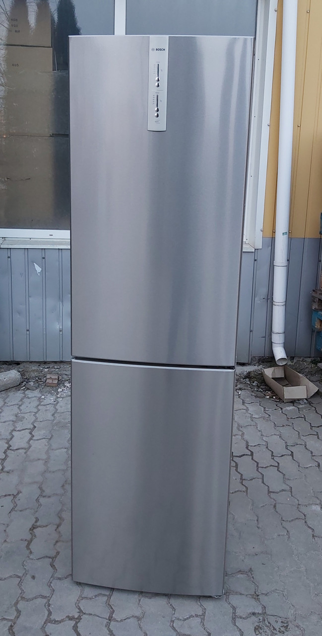 Холодильник 2м Бош Bosch KGN39H75 сухая заморозка No Frost б/у нерж сталь