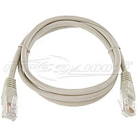 Патч-корд литой CAT5e UTP, RJ45, биметалл, 1 м