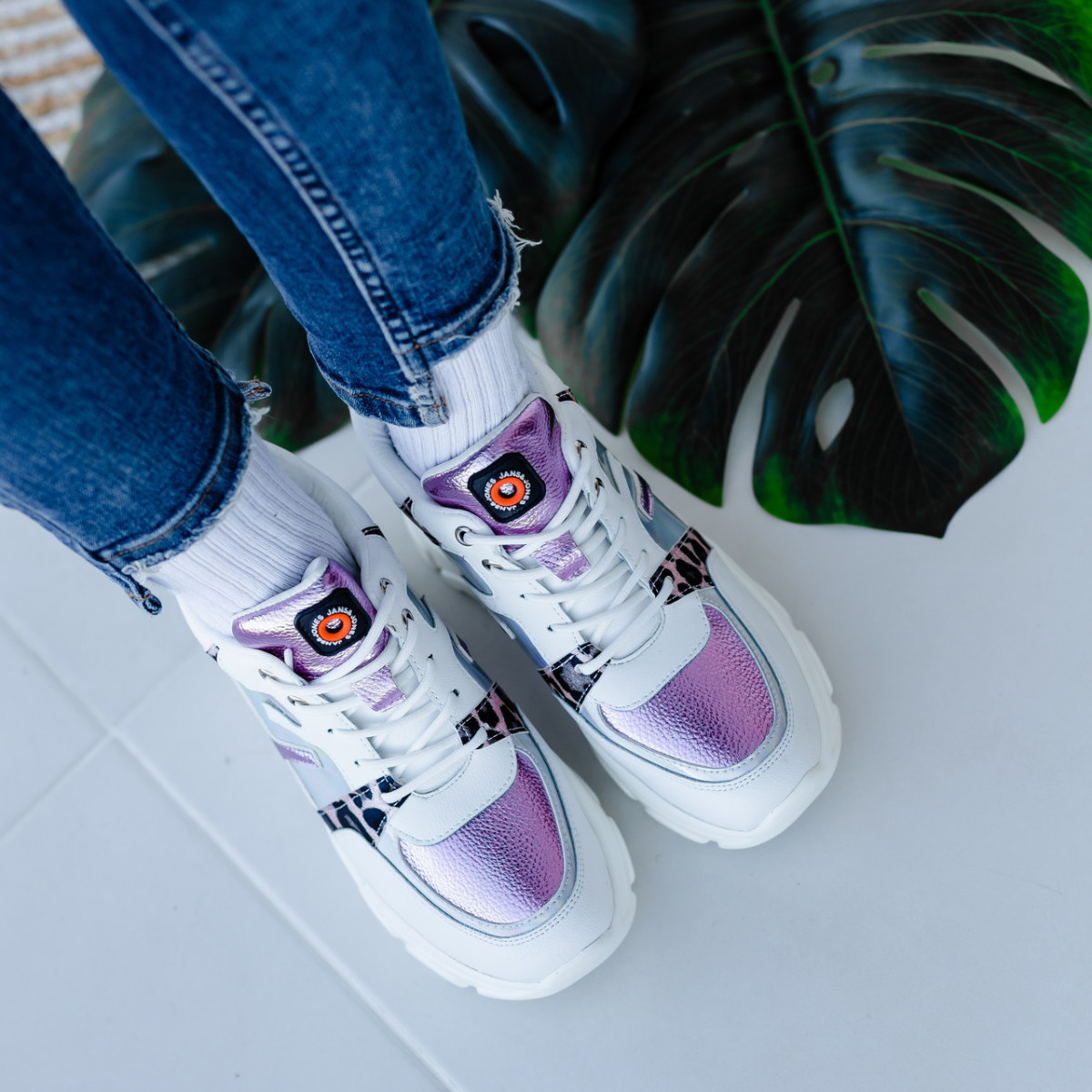 Сникеры жіночі Fashion Winnie 3318 35 розмір 22,5 см Білий 36