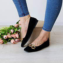 Жіночі балетки Fashion Goddess 3144 38 розмір 24,5 см Чорний ID 4186506, фото 6