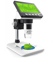 Цифровий мікроскоп з 4,3" LCD дисплеєм та підсвіткою GAOSUO M700, акумуляторний, збільшення до 1000X, 1080P