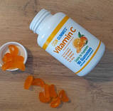 Вітамін С California Gold Nutrition Vitamin C 90 gummies апельсин, фото 4