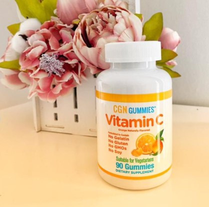 Вітамін С California Gold Nutrition Vitamin C 90 gummies апельсин